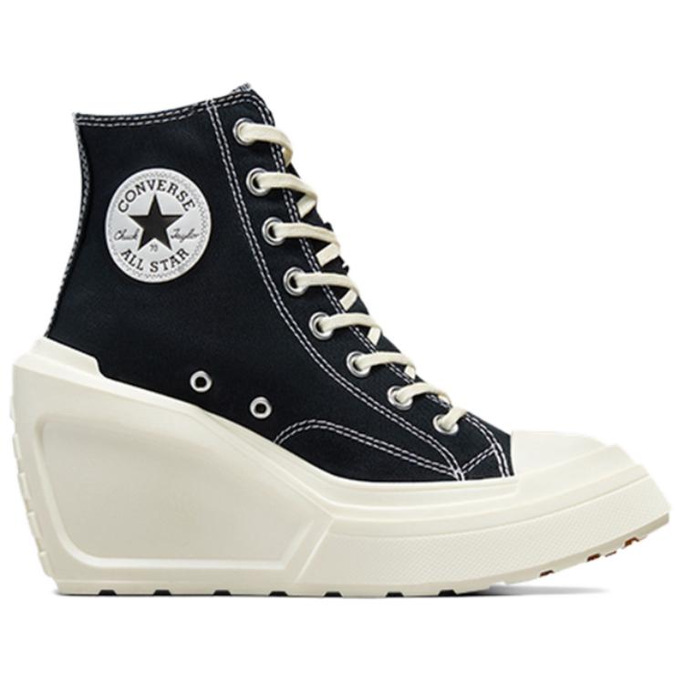 New Chuck 70 Women's Converse De Luxe Wedge 'Black Egret' Women's A06478C