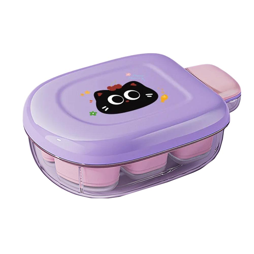 Creative Ice Cube Tray Design Party Accessory Compact Ice Tray As Shown Silicone Ice Maker Cute Ice Cube Design фиолетовый