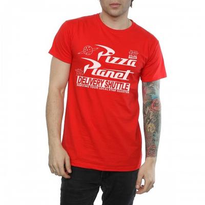Herren Pizza Planet Baumwoll-T-Shirt