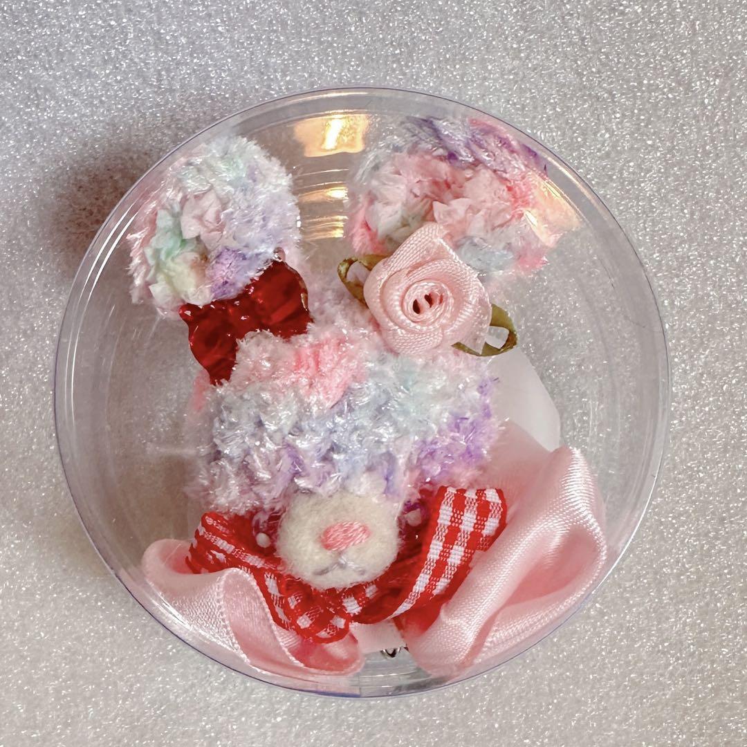 

[USED] hoppeya Artist Wool Rabbit Teddy Bear Handmade Plush Toy Brooch