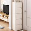 New Home Shoe Cabinet, 2026 Trending Corridor Storage Unit, Simple Small Space Shoe Rack, Narrow Single-Door Storage Shelf