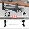 Semaiki Metal Stand Horizontal, Under Desk Storage kit Compatible with PS5/PS5 Slim Consol- Disc & Digital Editions, with Controller, Earphone Dock,