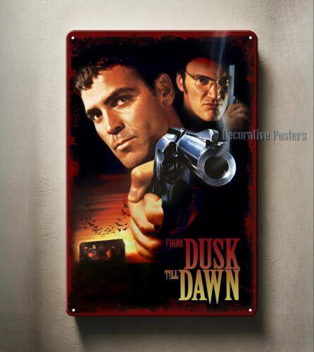 From Dusk Till Dawn Movie Metal Poster Collectable Sign 20x30cmaluminum 20x30cm（7.8x11.8inch）