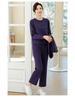 Mom's Stylish Slim-Fit Autumn Cardigan Set for Middle-Aged and Elderly