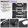 Car Front Bumper License Plate Mounting Holder Bracket w/Screws 84524301 GM1068208 For 2019-2023 Chevrolet Chevy Malibu LT 1-10X