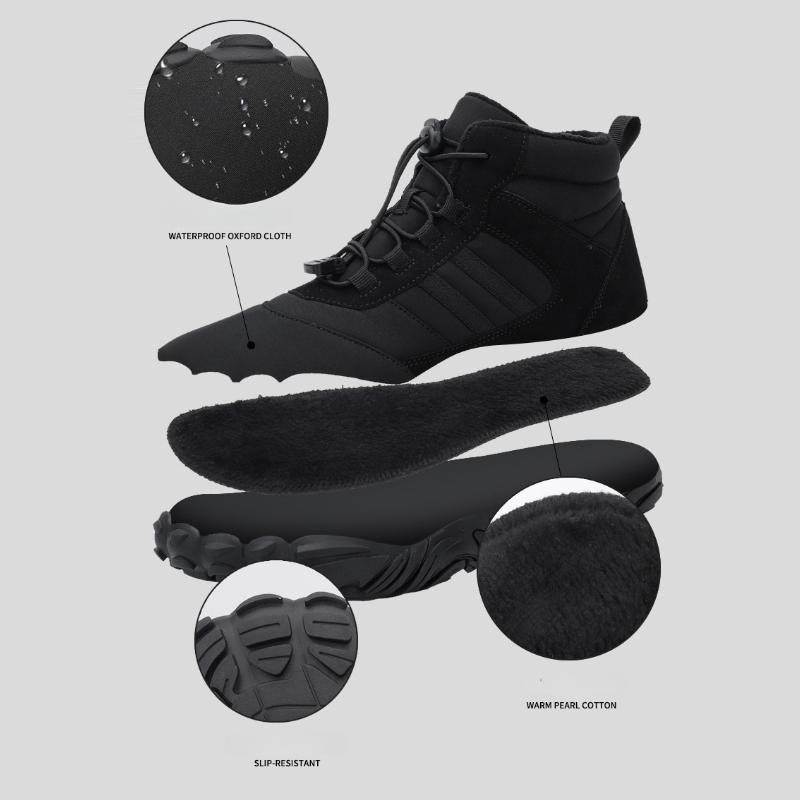 Couple Cotton Boots Warm Snow Boots Waterproof and Anti Slip Snow Shoes Oversized Cotton Shoes 35-48