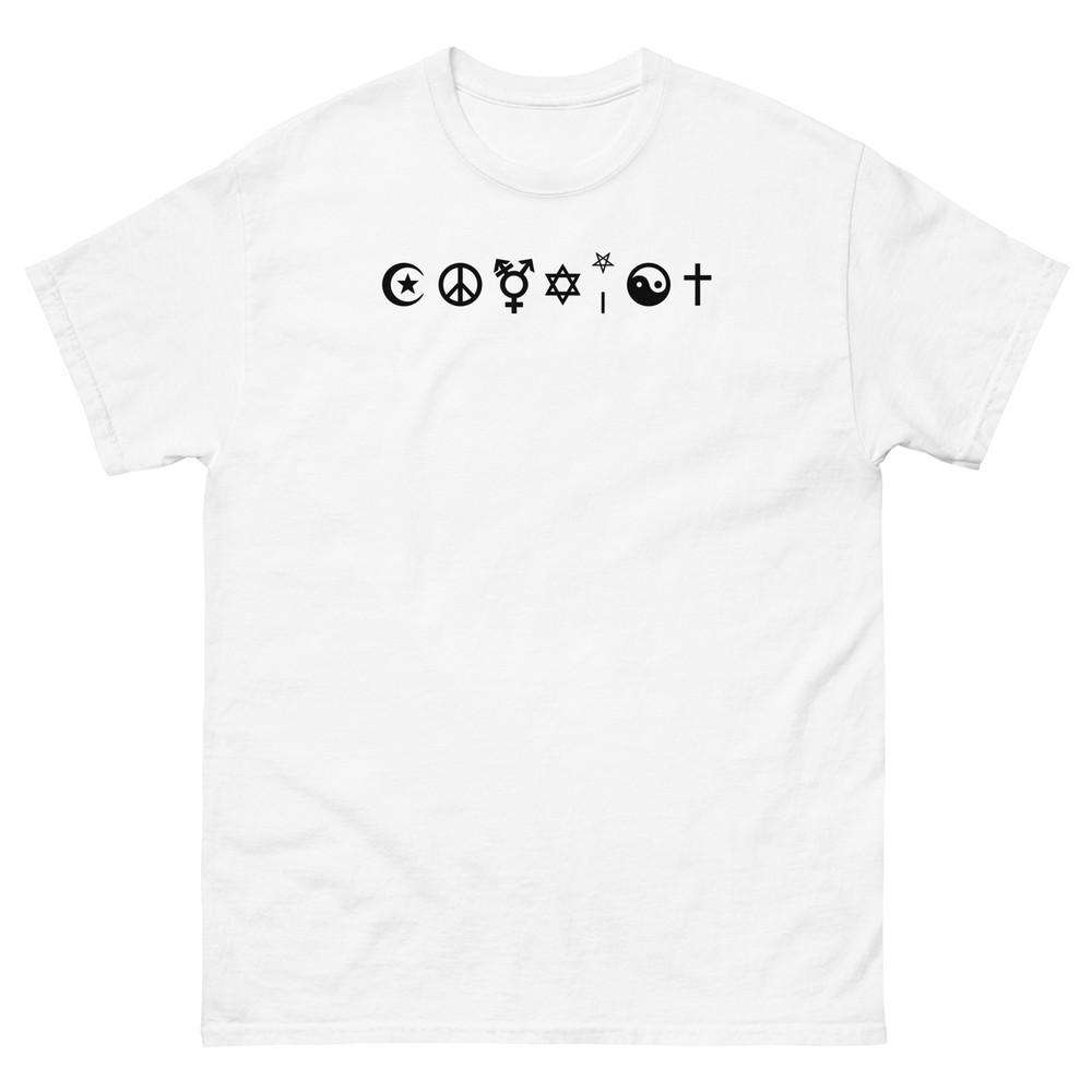 Coexist Vintage Unisex T-Shirt for Understanding and Coexistence