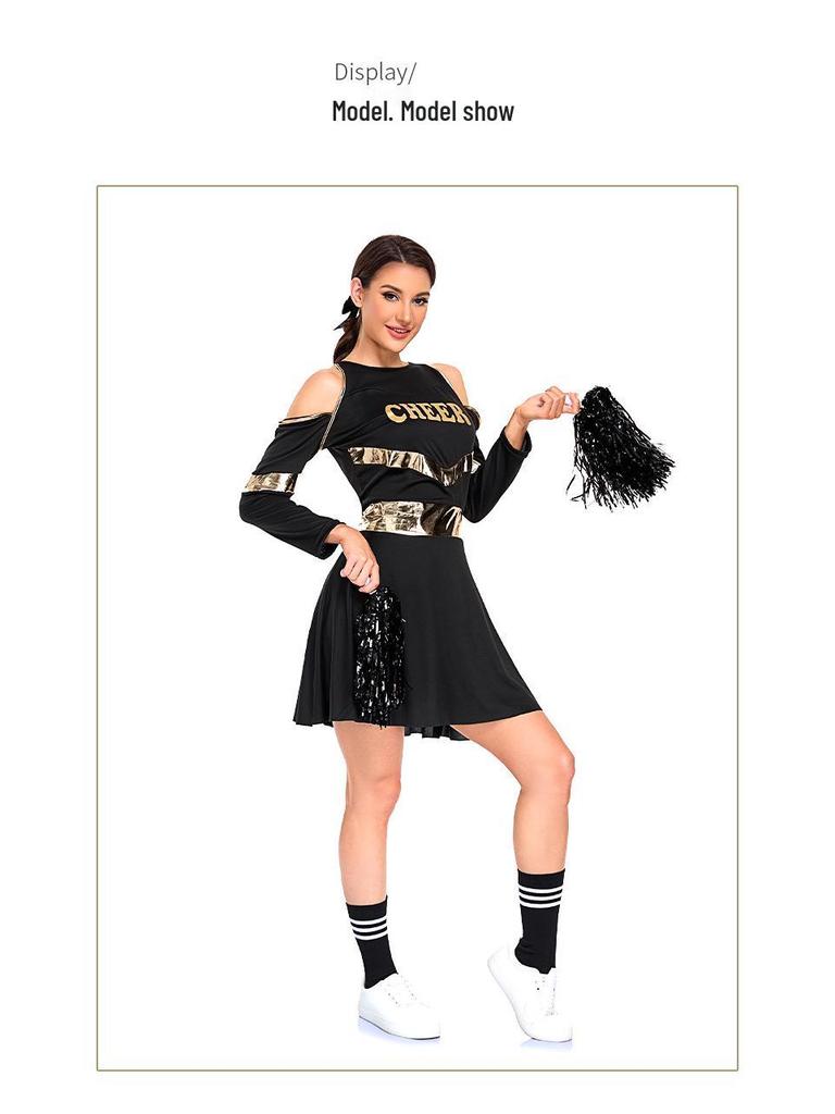 Fashionable European and American Cheerleader Cosplay Costume for Girls