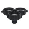 2Pcs S60x6 IBC Tote Tank Fitting Hose Drain Adapter 1/2inch 3/4inch 1inch Thread IBC Tank A Dapter Tap Connector Replacement