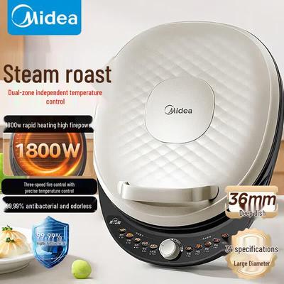 Midea Double-Sided Electric Pancake Maker JKE3475 CN Plug (adapter Included)