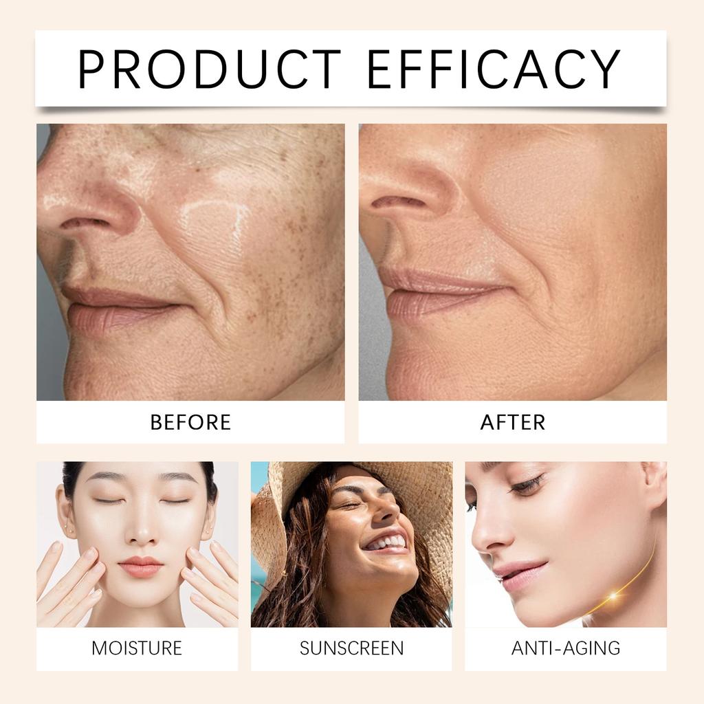 Color-Changing Liquid Foundation: Customized Coverage, Moisturizing, and Radiant