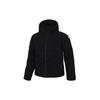 Big Baffle Jkt Casual Sports Zipper Cardigan Hooded Down Jacket Black Men's GT6538