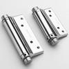 1Pcs Double Opening Door Hinge With Inner And Outer Automatic Closing Silent Hinges Thickened Spring 3/4/5/6inch