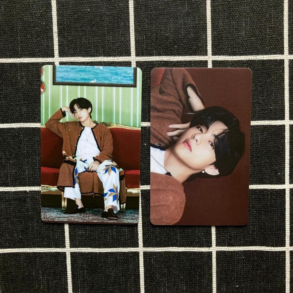 [USED] BTS BE Unreleased Lucky Draw Trading Cards (2) Taehyung V