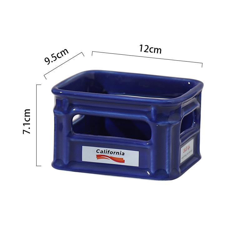 Креативна керамічна миска Квадратна побутова ємність для їжі Післяобідній чай Попкорн Картопля фрі Курка Десертні миски Кухонні приналежності