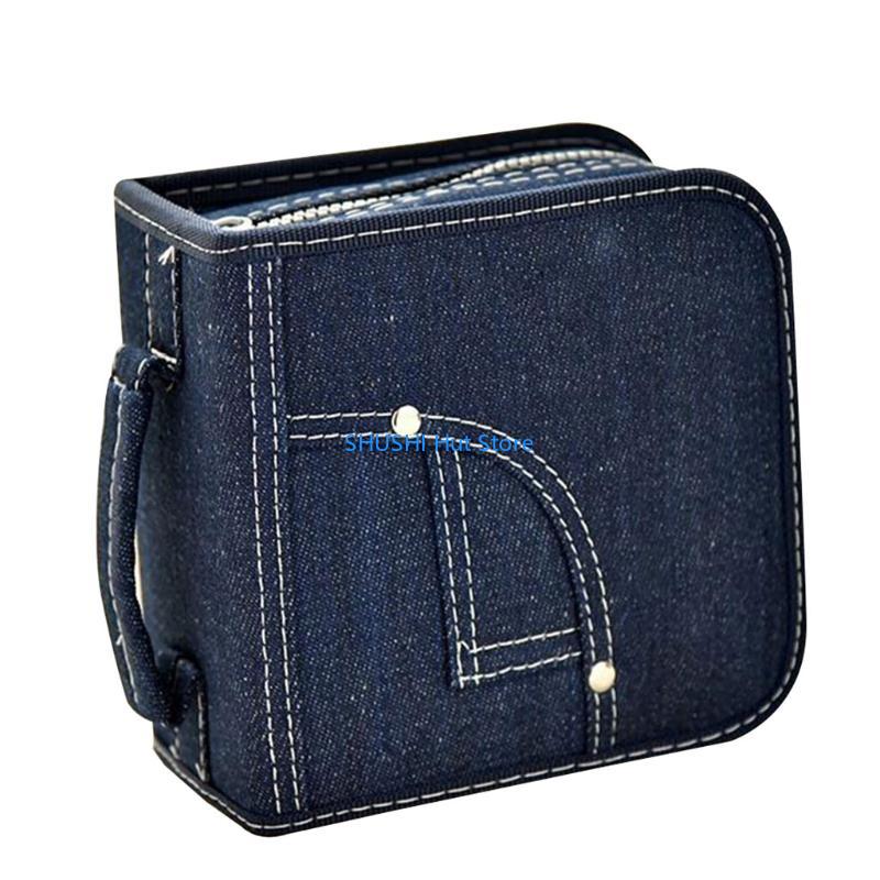 

128/60 Capacity DVD for Case Wallet for Car Home Storage DVD Storage for Case Creative Gifts for Adult Kid D57B