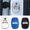 car Door Lock Decoration for Peugeot 208 308 408 508 2008L 3008 rust protection Stainless Steel Plastic Cover auto accessories