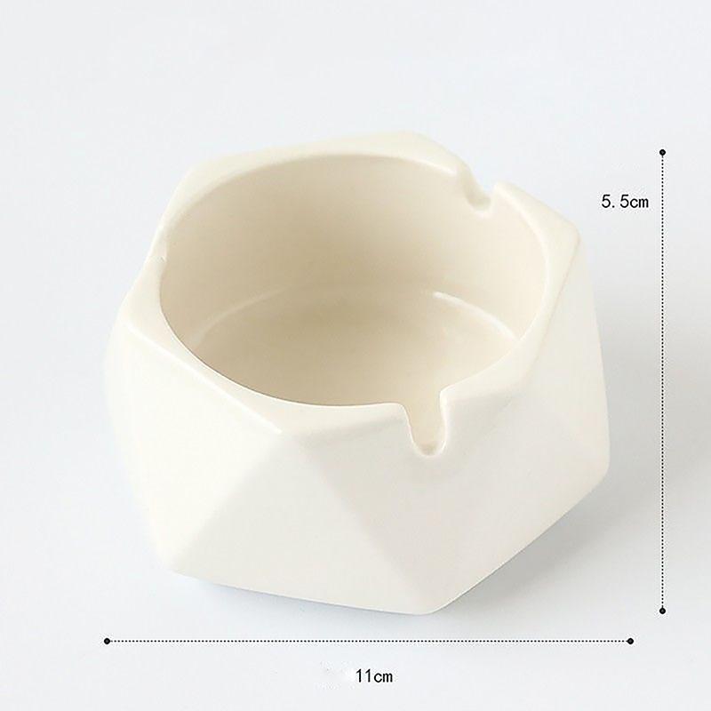 European Ceramic Ashtray Accessories Home Living Room Coffee Table Furnishing Ornaments Hotel Club KTV Desk Decoration Items