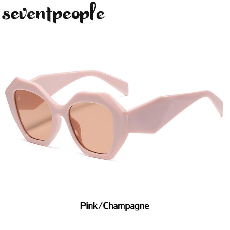 Oversized Irregular Sunglasses Women  Luxury Brand Designer Unique Polygon Sun Glasses for Men Fashion Big Frame Sunglass