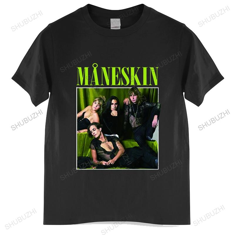 Maneskin Print Comfortable Tee Shirt Brand Hip Hop Clothing Casual T-Shirts Men's Streetwears