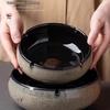 Retro Ceramic Ashtray - Large, Creative Design for Home or Office Anti-Fly Ashtray
