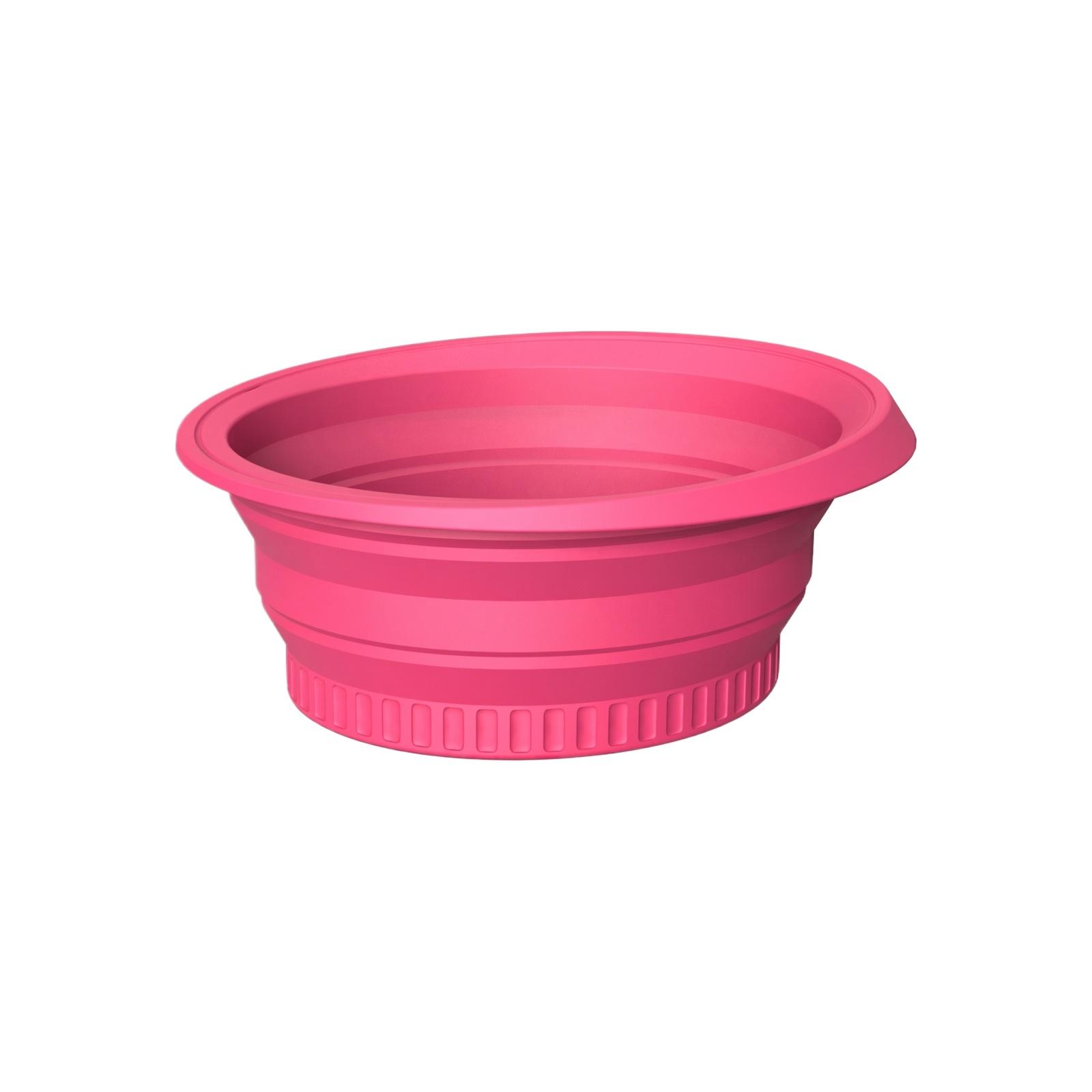 

Collapsible Silicone Face Washing Basin with Ice Cube Tray Foldable Portable Soft Material for Cold Compress and Care Use One Size