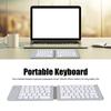Rechargeable Wireless Folding Keyboard Slim Design Foldable Keyboard Bluetooth Keyboard  Office