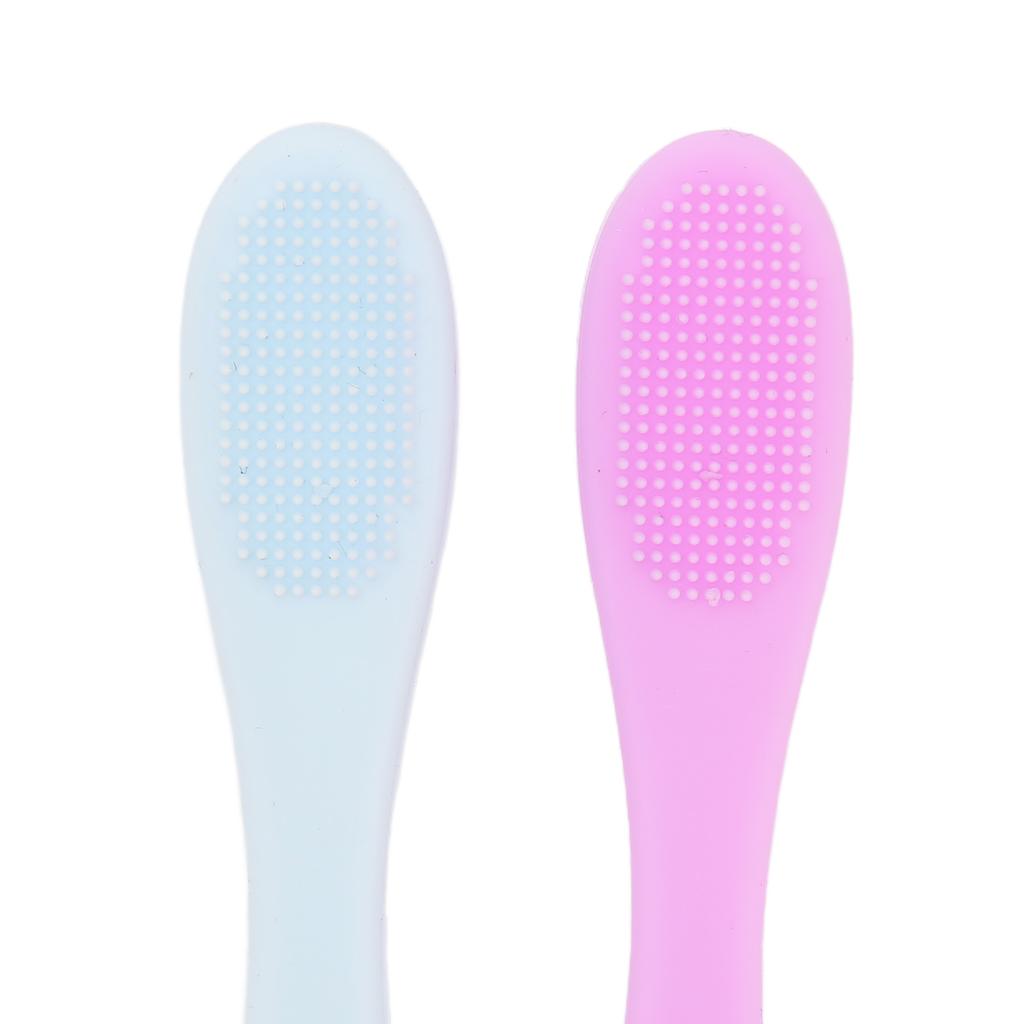 2pcs Facial Cleansing Silicone Sleeves Blackhead Removal Skin Massage Cleaner for Nose Pores