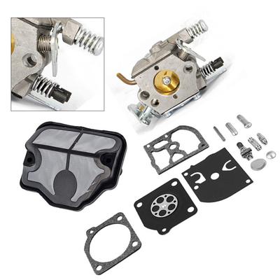 Chainsaw Carburetor Kit for HUA 36 41 136 137 141 142 Repair Set with Air Filter OEM Replacement For 530071987 530019172