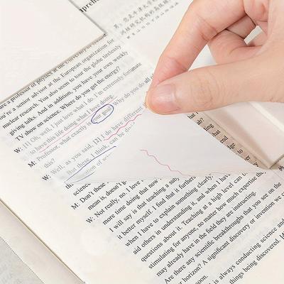 100 Φύλλα Διαφανή Αδιάβροχα Κολλητά Σημειωματάρια Σημειώσεων Posits για Σχολική Γραφική Ύλη Γραφείου