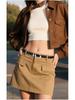 Luxury Women's Classic Cowhide Leather Belt with American Retro Style Pin Buckle