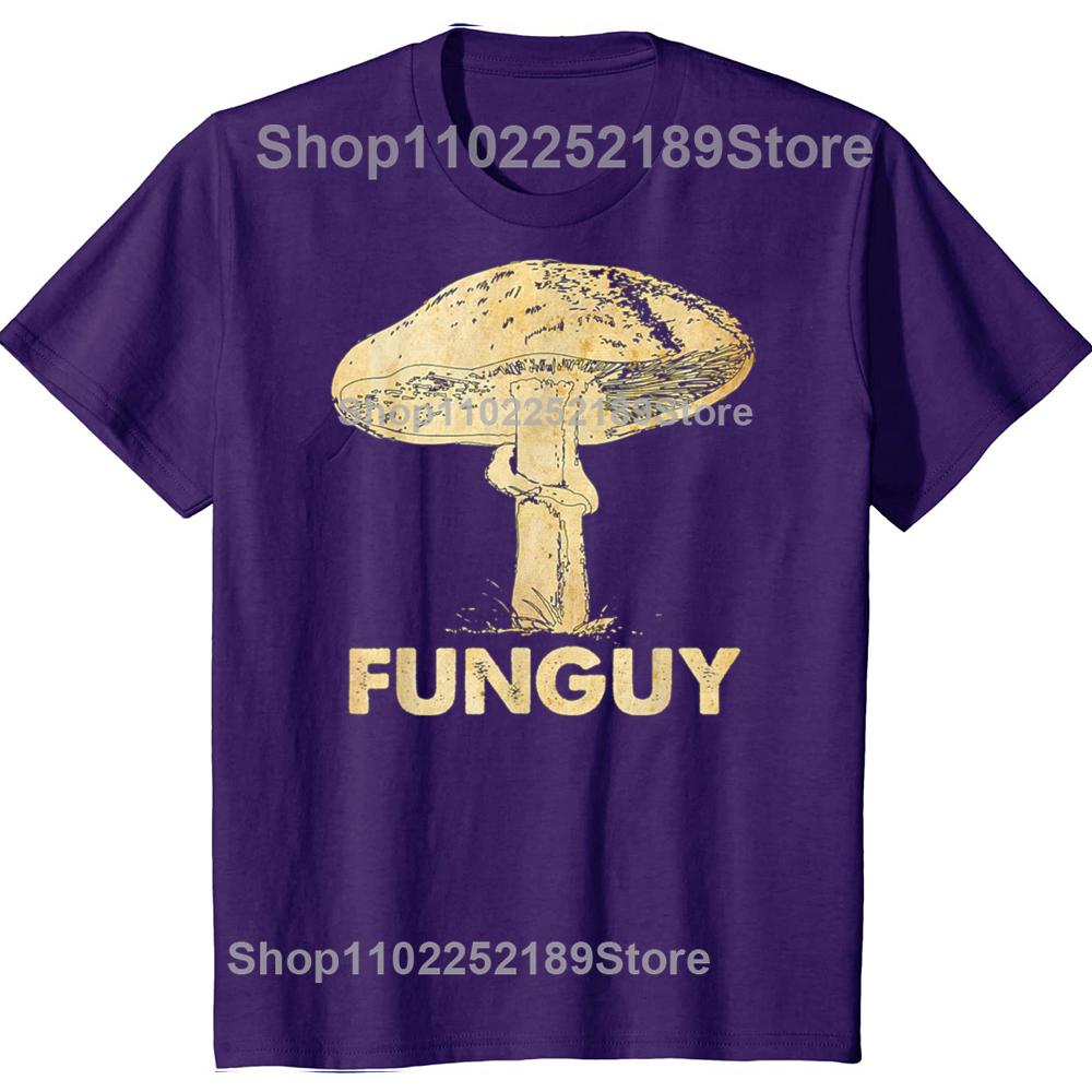 Funguy Zábavné Houby Houba Grafická Trička Tričko Pánské Dámské Módní Ležérní Oversized 100% Bavlna Tričko