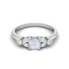 1.19 Cts Cushion Shape Moonstone Solitaire 925 Sterling Silver Wedding Women Ring