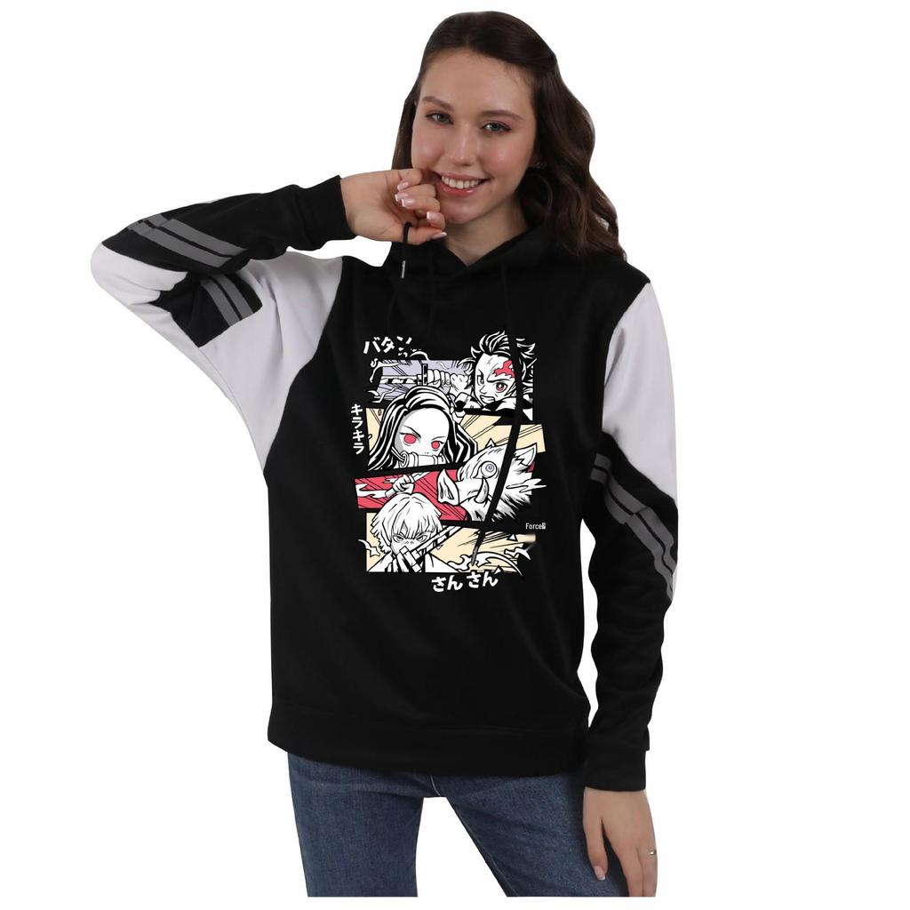 Demon Slayer Anime Mode Lässiges Kapuzensweatshirt für Männer und Frauen