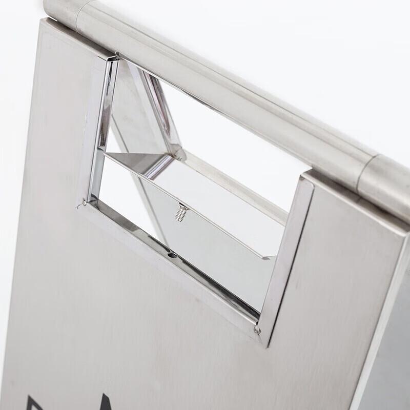 JiuZhen Foldable Stainless Steel A-Frame Caution Wet Floor Sign