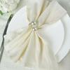 24pcs Napkins Cotton Soft Dinner Napkins Cloth 30x45cm Baby Blue Rustic Table Napkins for Wedding Party Easter Table Decoration