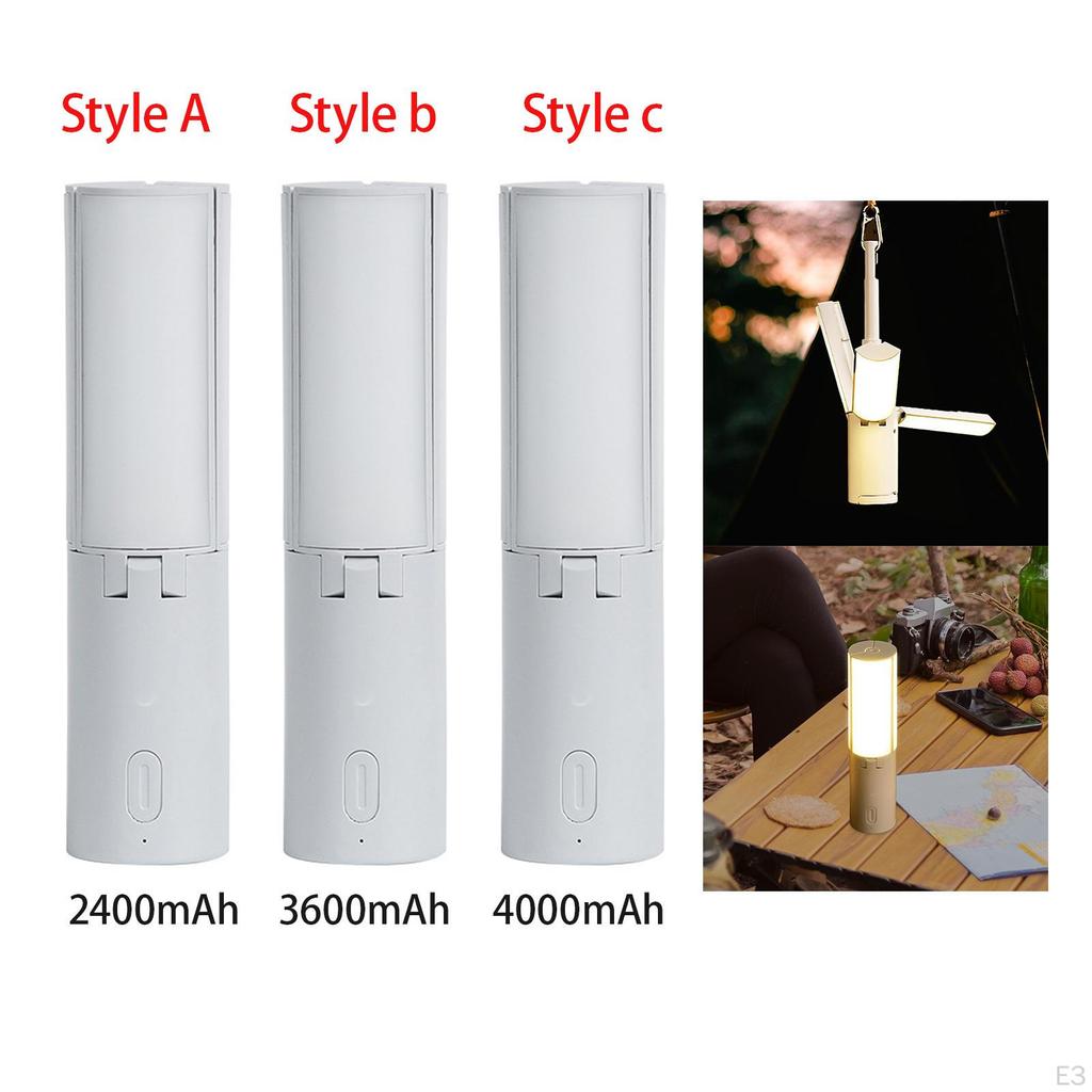 Camping Lantern Hanging Light Tent USB Rechargeable Lamp Lighting for