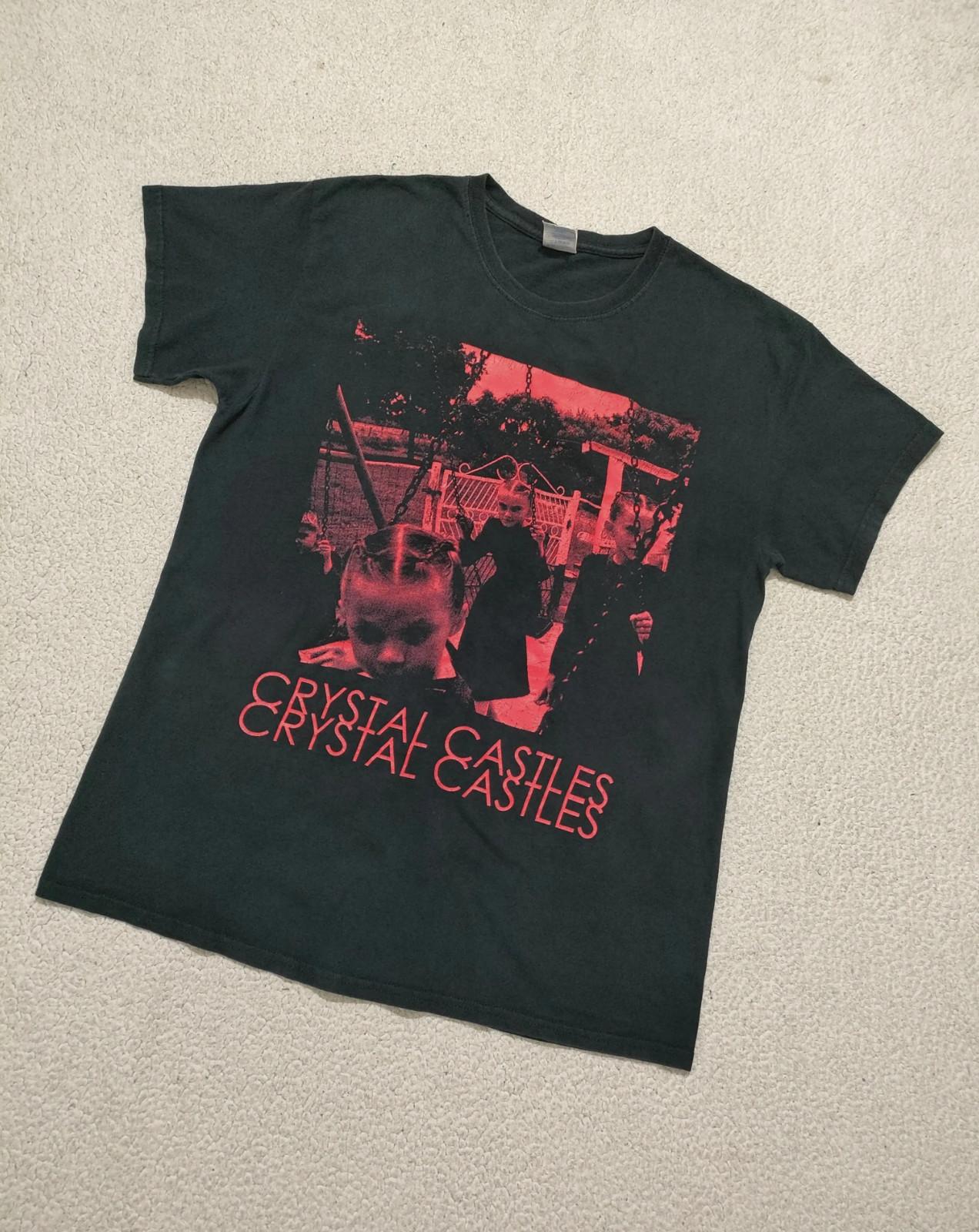 Crystal Castles Rusia 2017 Tour Black T-shirt Size S-5XL XXL