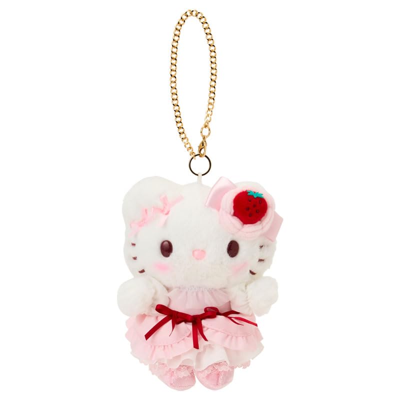Sanrio (SANRIO) Mascot Bag Charm (Strawberry Whipped Cake) Hello Kitty, Ages 6 and Up, 224855