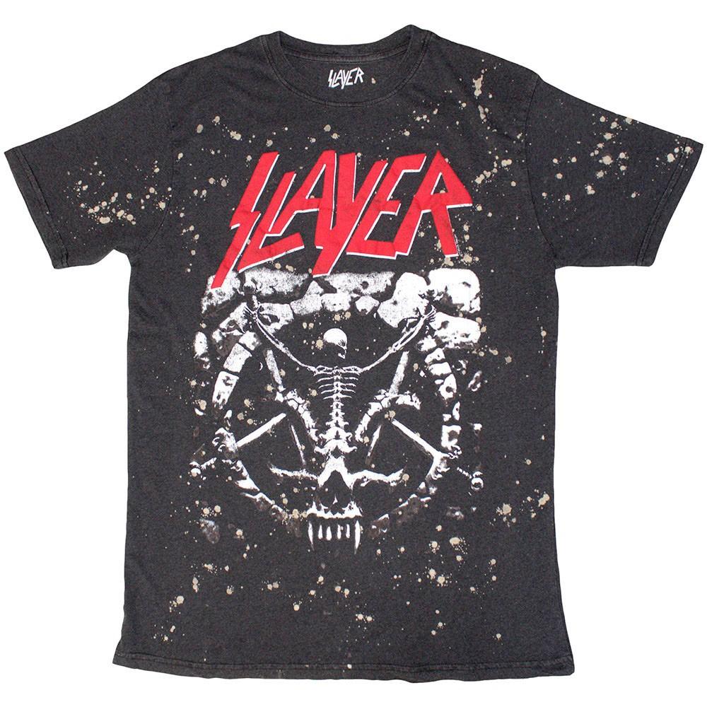 Slayer - Divine Splatter - Black Dye Wash t-shirt Unisex T-Shirt XXL