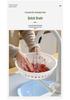 Double-Layer Round Drain Basket: Kitchen Plastic Rice & Vegetable Washing Basin