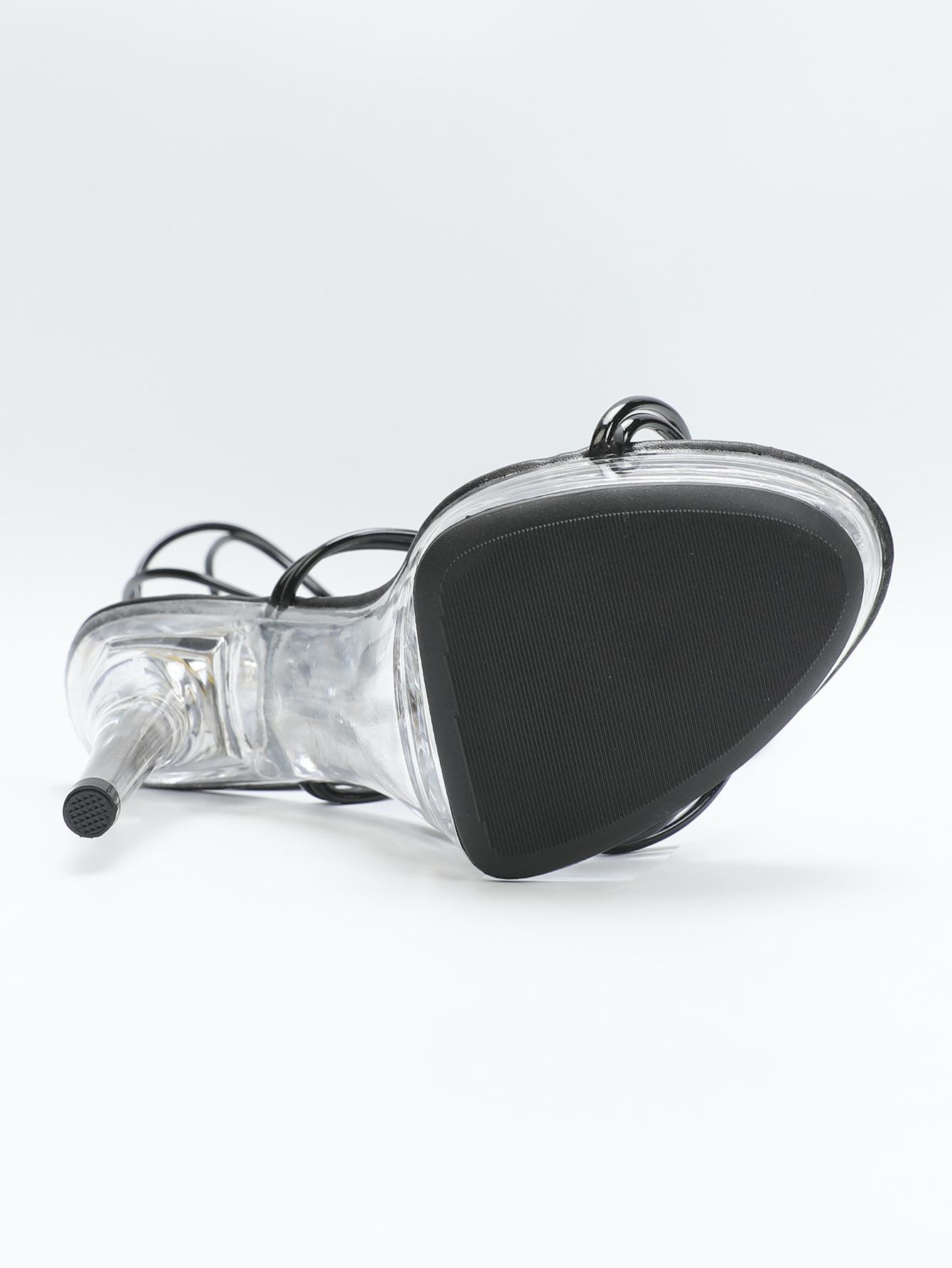 Женские босоножки на платформе — фото 5