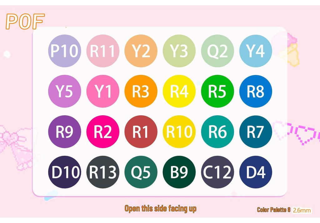 Pinbeads Fusion Beans Refill Pack: All-Color Series, 1000 Beads (2.6mm) for DIY Puzzle Crafting