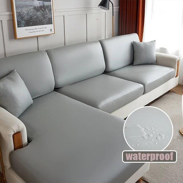 Huse pentru scaune de canapea din piele PU impermeabilă pentru sufragerie Huse elastice pentru mobilă Protecție 15 culori solide Huse pentru canapea