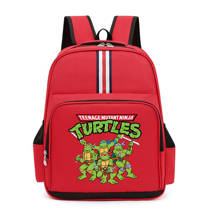 Hot Sale Teenage Mutant Ninja Turtles Cartoon Printed Backpack Elementary and Secondary School Students Outdoor Leisure Large Capacity