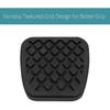 2 Pcs Rubber Clutch and Brake Pedal Pads, Compatible with Select Models of Honda Accord Civic CRX, Replacement for 46545-SA5-000 46545SA5000