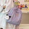 Mini backpack niche Japanese Korean version lightweight small schoolbag printed college style simple girl small backpack
