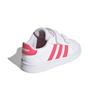 Adidas Neo GRAND COURT Low top Skateboard Shoes White Pink Infant And Toddler EF0115