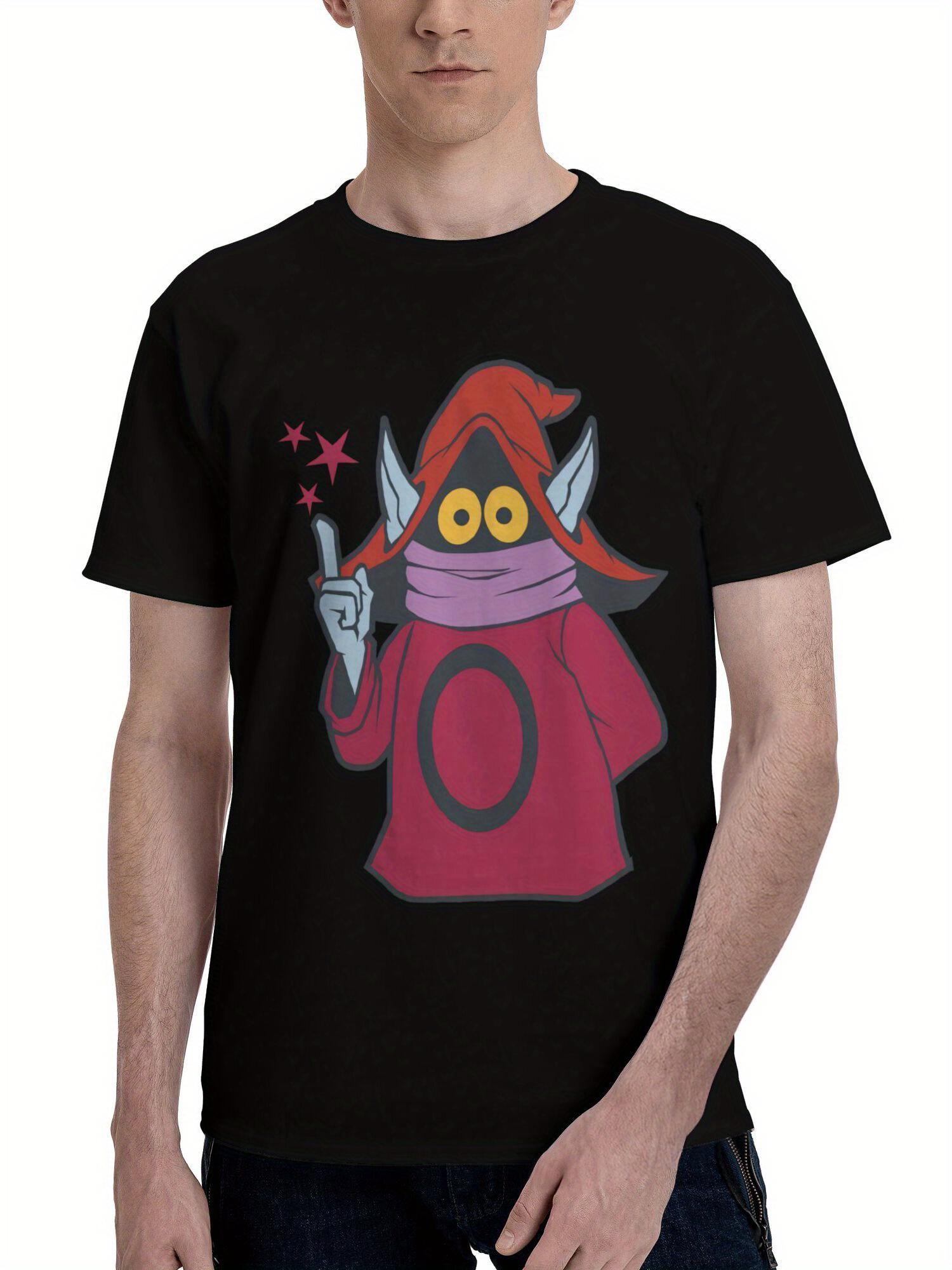 Men S Heman Orko Graphic T-Shirt - Purple Short Sleeves S