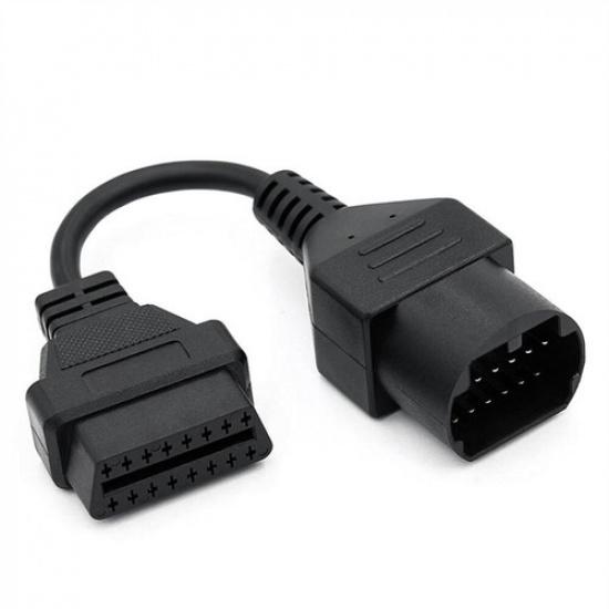 17 Pin to 16 Pin OBD2 Adapter Cable For Mazda Vehicle Diagnostic Tools Connector